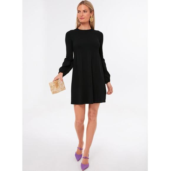 Tuckernuck Lennox Mini Dress Size XXL Black Sweater Long Sleeve Pomander Place - Picture 1 of 11